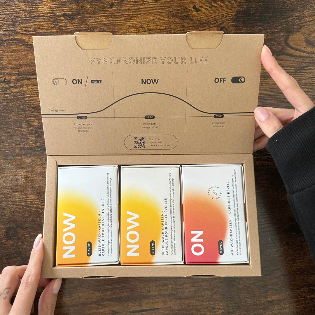 B・SYNC® morning boost and all day productivity