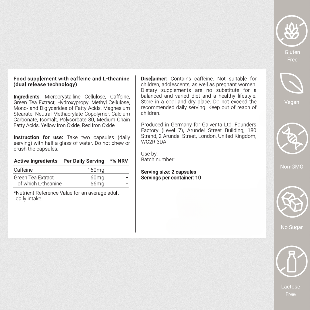 Stay-awake Capsules: B・SYNC® NOW - 360 Capsules